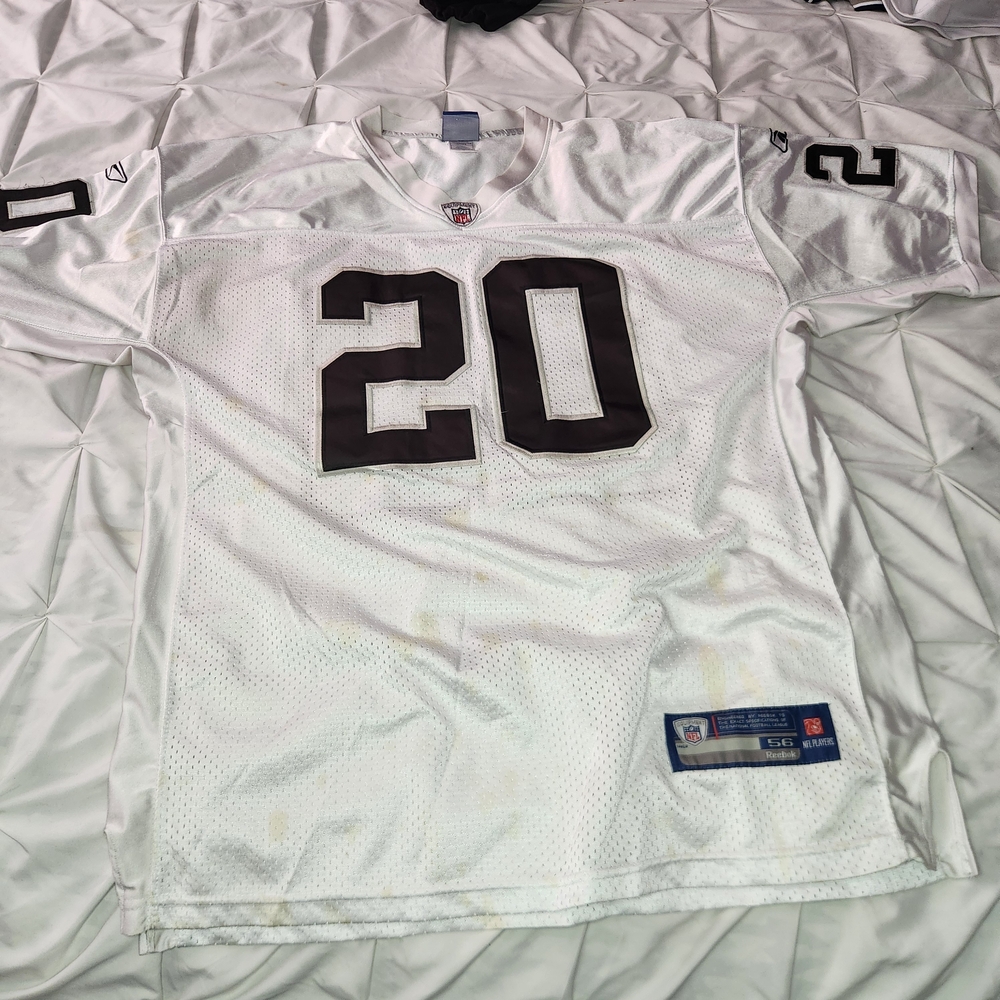Reebok White NFL Jersey